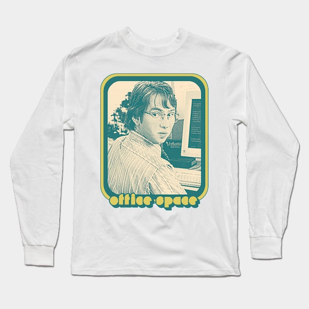 Michael Bolton / Office Space Aesthetic 90s Fan Design Long Sleeve T-Shirt by DankFutura